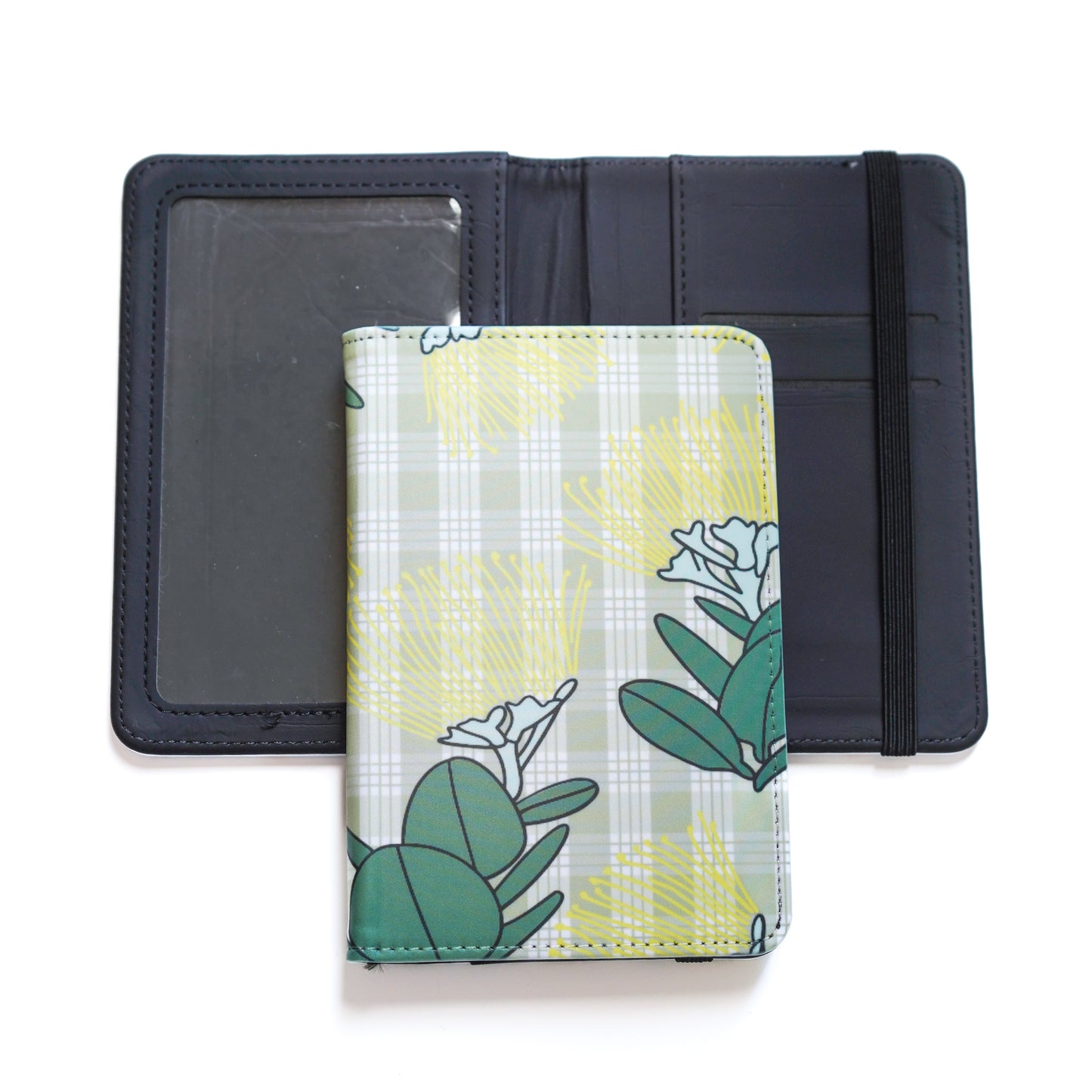 Passport Cover Ohia Lehua Mamo Palaka
