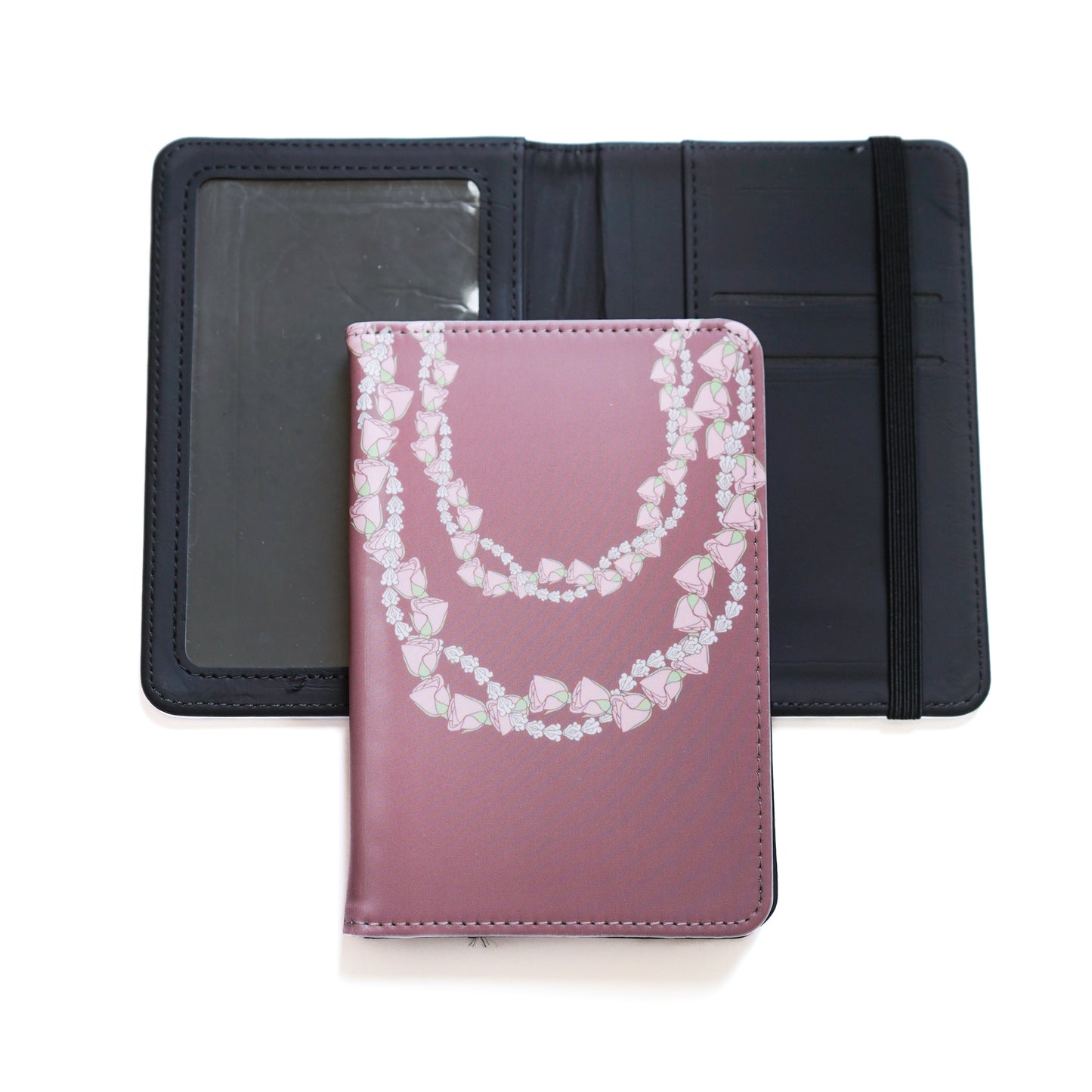 Passport Cover Lokelani & Crown (Puakalaunu)