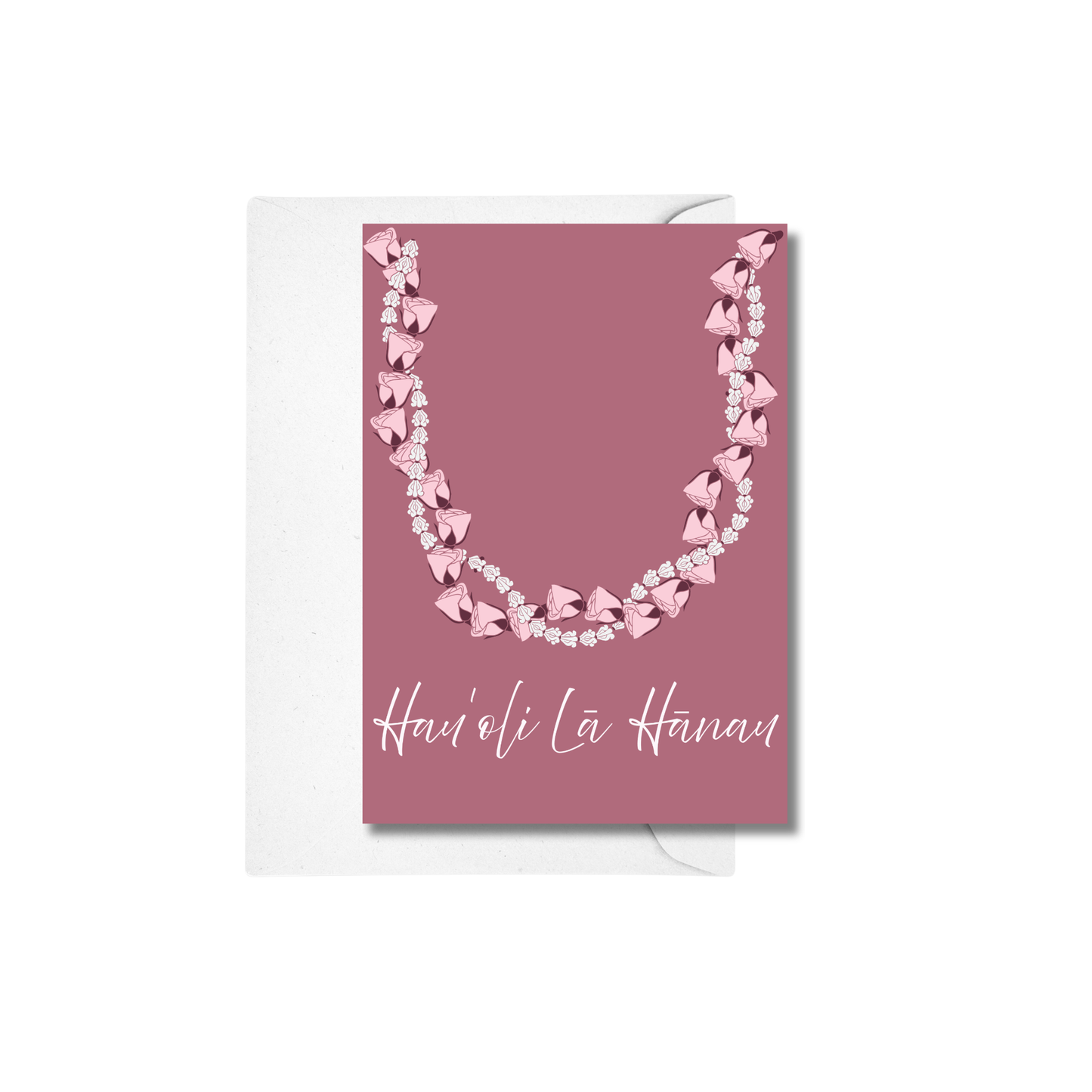 Hauʻoli La Hanau Lokelani & Pikake Greeting Card