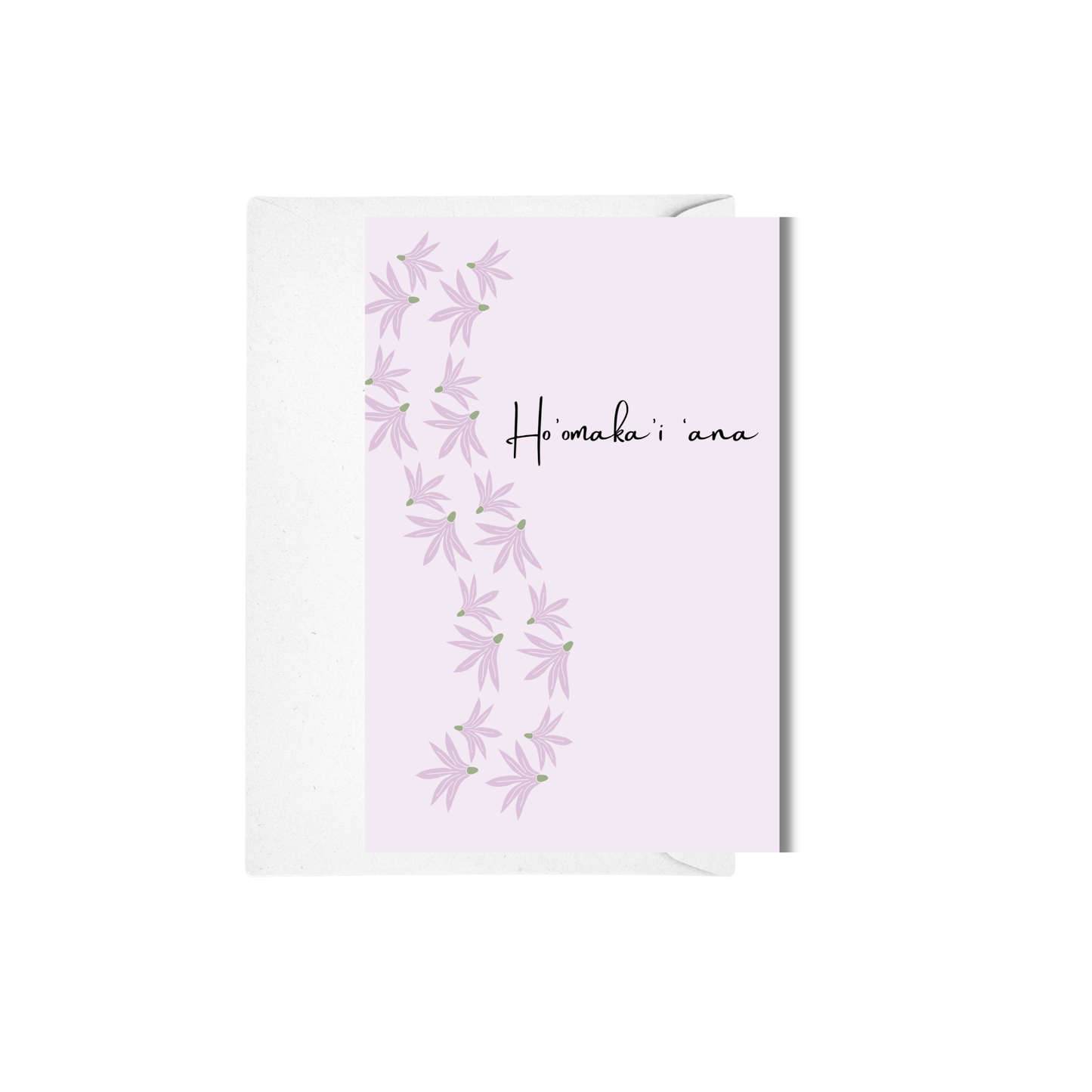 Hoʻomaikaʻi Naupaka Greeting Card
