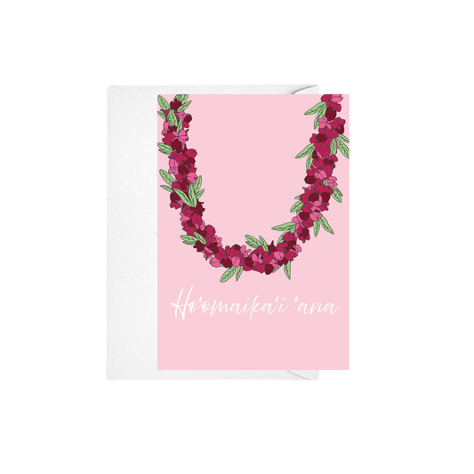 Hoʻomaikaʻi Aali'i Greeting Card