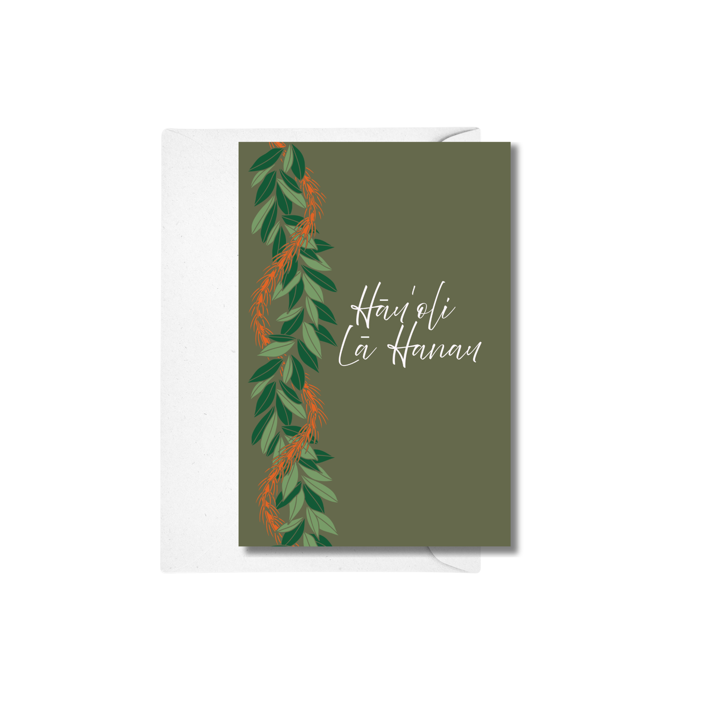 Hauʻoli La Hanau Kukunaokala & Maile Greeting Card