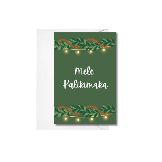 Mele Kalikimaka- Merry Christmas Greeting Card