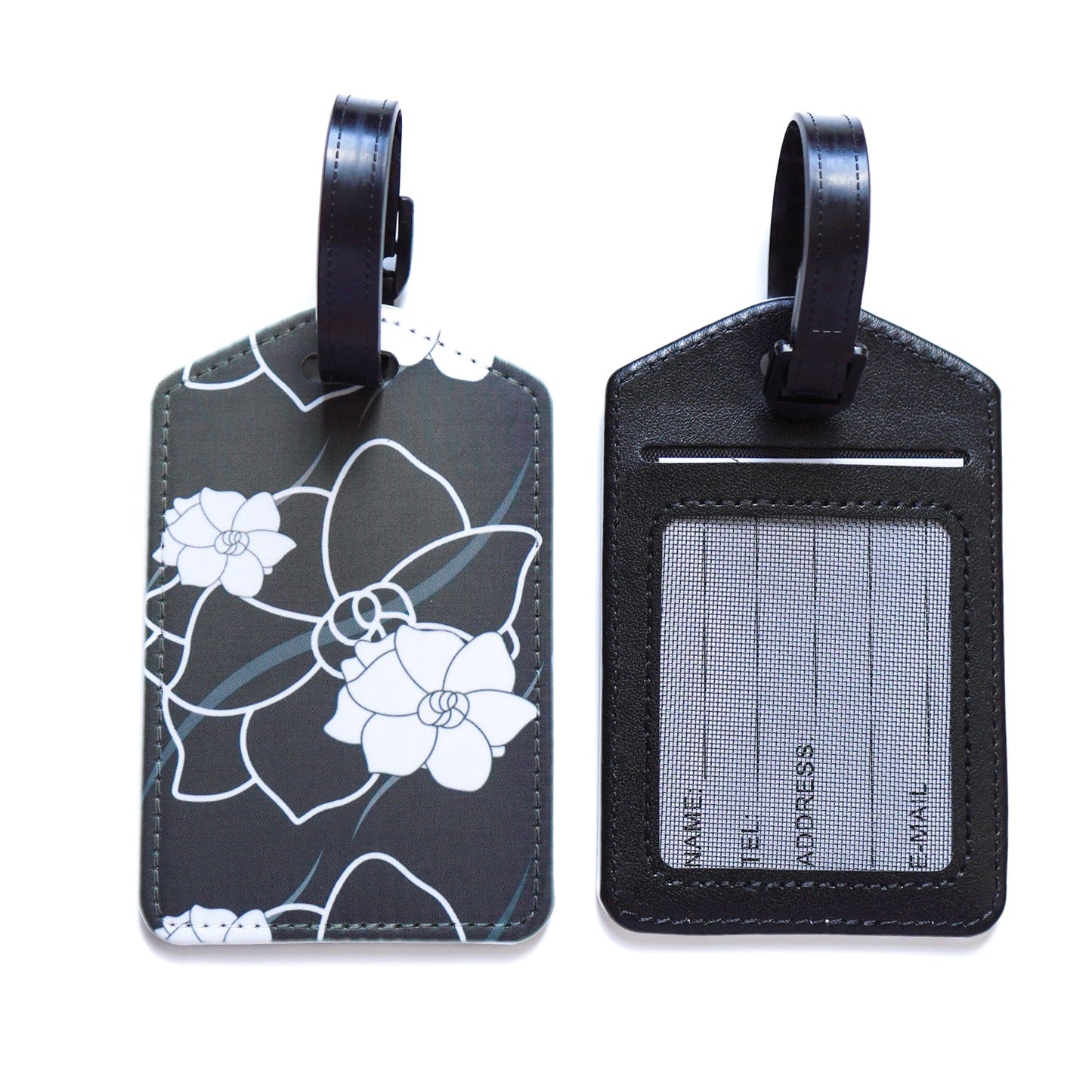 Luggage Tags Gardenia Black