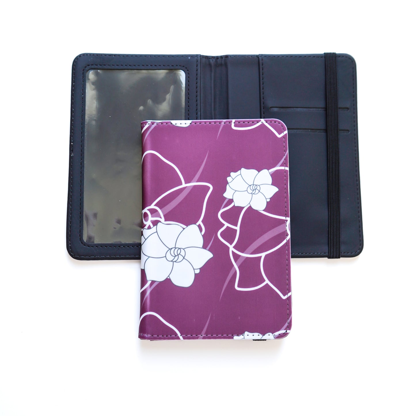 Passport Cover Gardenia Purple