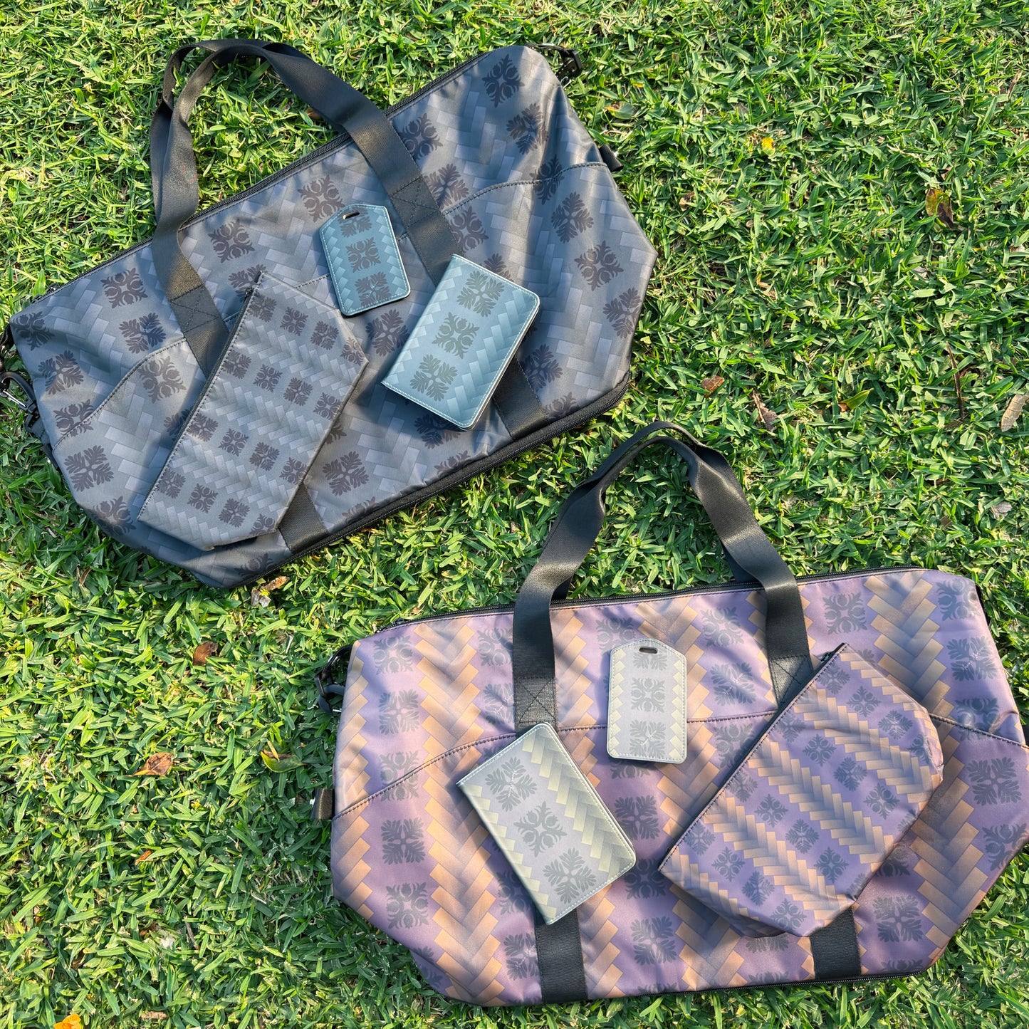 Lauhala Travel Bag Set